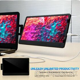 Externý 11.6" LCD monitor pre notebook s uchytením a s usb-c - 1