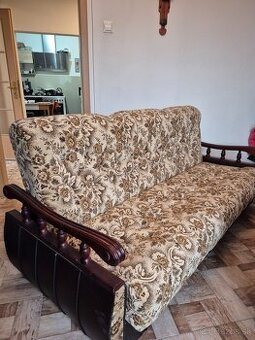 Rozkladacia sedačka 3+1+1+2x taburet.