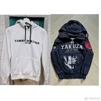 NOVA Tommy Hilfiger biela a Yakuza cierna mikina