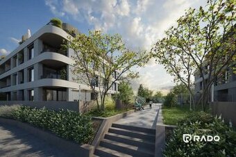 RADO | Rezidencia Karpatská (D), 1i byt 46 m2, loggia 5 m2,