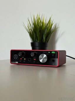 Focusrite Scarlett Solo 3. generácie – ako nová