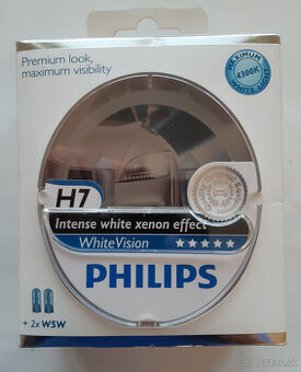 Ziarovky H7 Philips WhiteVision s Xenonovym efektom