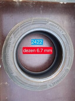 Predám letné pneumatiky 225/55 R18 - sada 5ks za 60€