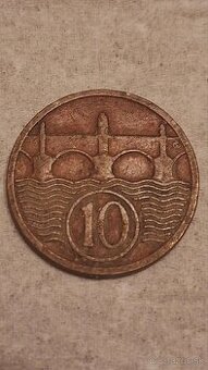 10 halierov Republika Československa 1928