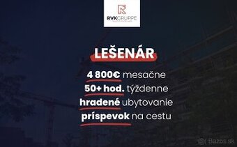 LEŠENÁRI NEMECKO l Práca až do 18.12.2025