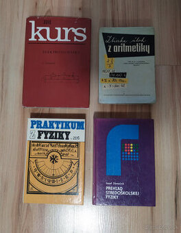 Predám retro učebnice - matematika, fyzika, elektrotechnika
