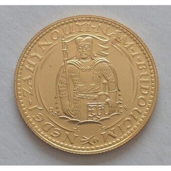 SVATOVÁCLAVSKÝ DUKÁT ČÍSLOVANÝ JUBILEJNÍ  2018 - 500 ks