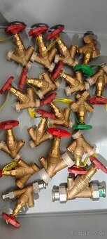 Predám mosadzné uzatváracie ventily voľného prúdenia Kemper