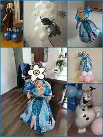 Nové veľké balóny Frozen- Anna/ Elza/ Olaf- Až 16kusov