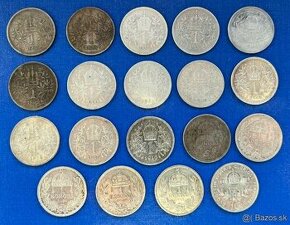 Rakúsko - Uhorské strieborné mince + Rakúsko - 1
