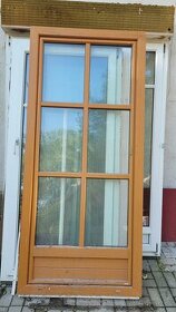 Použité plastové balkonové dvere 100x220 - 1