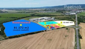 Na predaj stavebné pozemky pre podnikateľov, Pezinok - 1