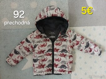 Chlapcenska prechodna bunda 92 a bunda do dazda 92