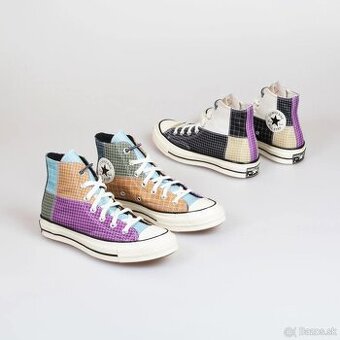 2 pary vysokych tenisiek Converse 42.5 (27.5cm) RIPSTOP
