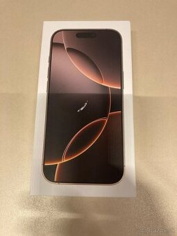 Predam uplne novy Iphone 16Pro 256GB