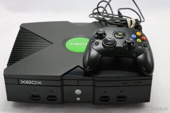 Xbox Classic-Originálna retro konzola-Kompletné prísluše