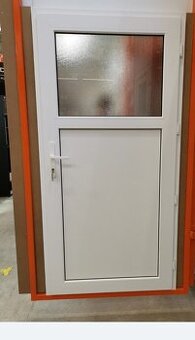 Vchodové plastové dvere 90cm/100cm