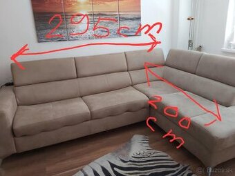 Rohová sedacia súprava s posteľou značka MONO 3F