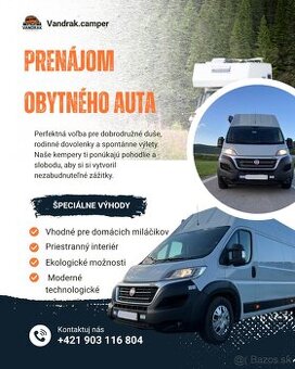 Prenájom obytného auta – VANDRÁK KARAVAN