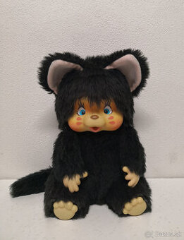 Retro mončiči XXL nyamy Felina čierna 35cm