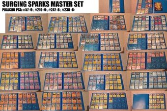 Surging Sparks Master set (Pikachu v PSA)