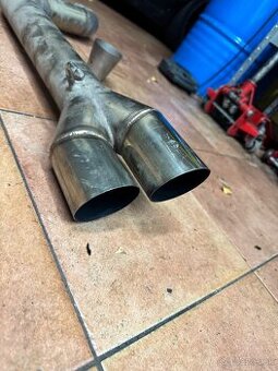 Koncovka výfuku nerez 2x76mm e46