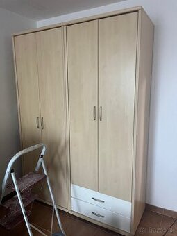 POINT 2 satnikove skrine a 3 skrinky dekor javor/vanilka