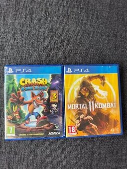 Crash bandicoot a mortal kombat 11 na ps4
