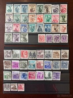 Rôzne série známok Osterreich- Rakúsko