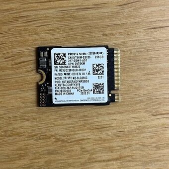 Samsung PM991a NVMe SSD 256GB M.2 2230