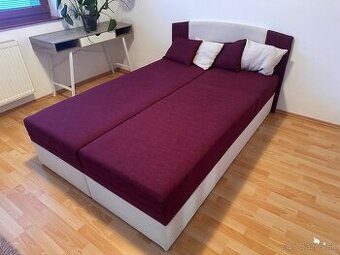 Polohovateľná manželská posteľ