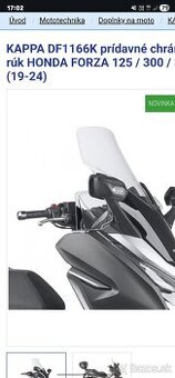 Deflektory rúk kappa DF1166