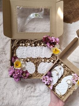 Veľkonočné dekorácie - veľkonočné vajíčka a zajačiky