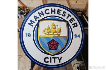 Manchester city Drevený 3d Obraz