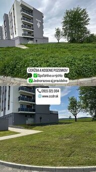 KOSENIE A ÚDRZBA POZEMKOV, BYTOVÝCH DOMOV