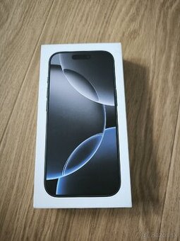 Predám nový Apple iPhone 16 Pro, 128GB, Black Titanium