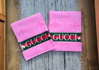 Luxusná osuška Gucci - ružová