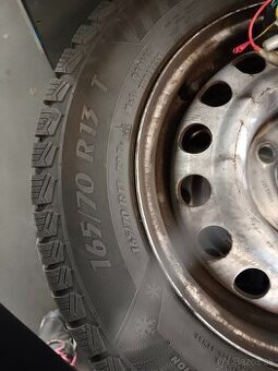 Letné a zimné pneumatiky 165/70 R13T - samostatne, aj spolu