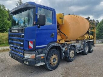 Scania R 124 CB8X4HZ 360 mixer