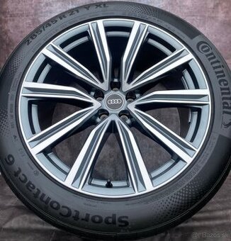 Zánovní Alu kola 5x112 Audi A8,SQ8 285/45/21 DOT24