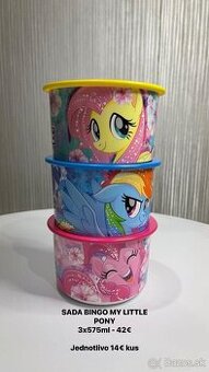 Sada bingo My Little pony Tupperware