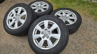 Prodám originální alu kola Audi 16" + pneu Hanko