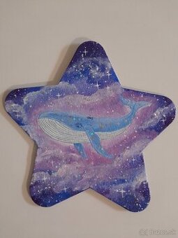 Akryl veľryba, vesmír