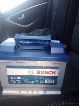 Nová, nepoužitá autobatéria, BOSH, 12v, 60Ah, 540A