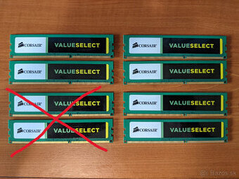 Corsair ValueSelect set 2 x 2GB 1333MHZ DDR3 - 1