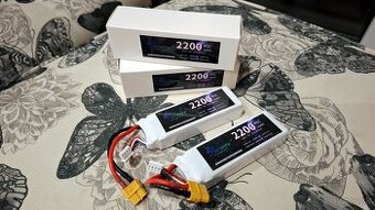 Lipol baterie 3S 11.1V, 2200mAh, 45C, XT60
