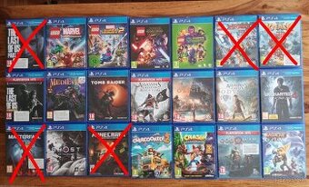 Predám hry na Playstation 4