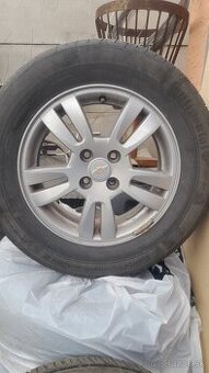 Hliníkové disky + pneumatiky 195/65R15 91H + rezervné koleso