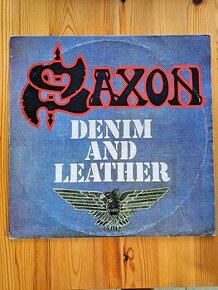 lp SAXON - Denim and Leather