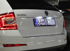 LED osvetlenie ŠPZ EČ Octavia 3 Superb 2 Golf 6 Audi Q5 Seat